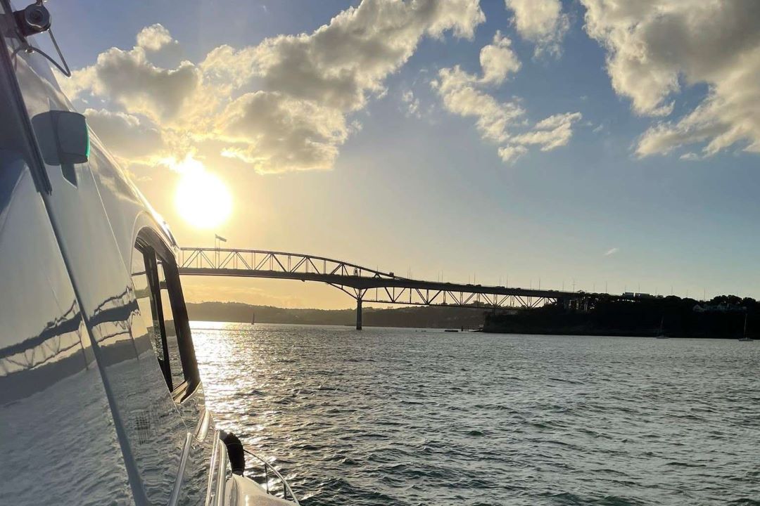 Wasting Light Harbour Bridge sunset cruise