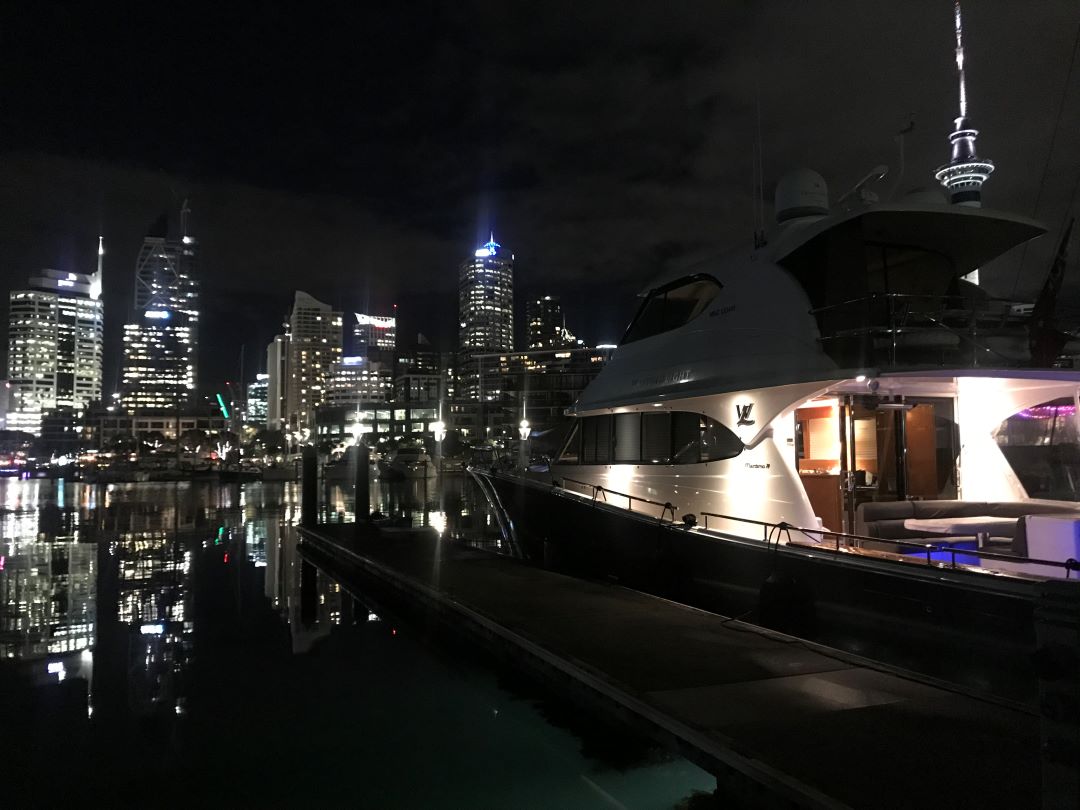 Overnight Wasting Light Auckland lights