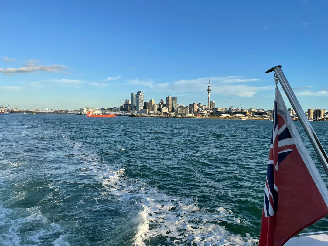 half-a-day Wasting Light Auckland Harbour